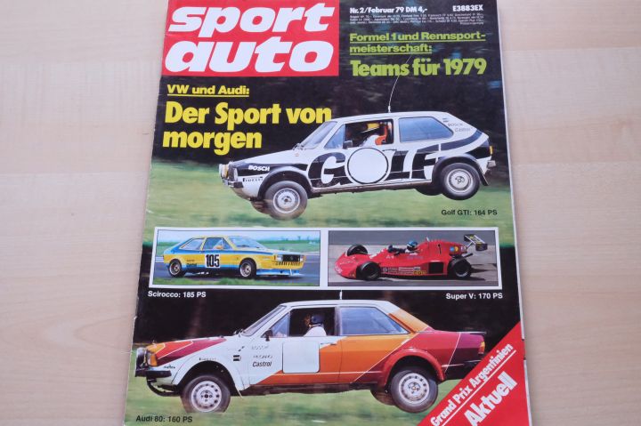 Deckblatt Sport Auto (02/1979)